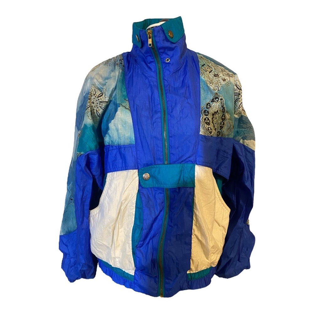 Vintage 80's Re Sport River Edge Sport Windbreaker Sz S